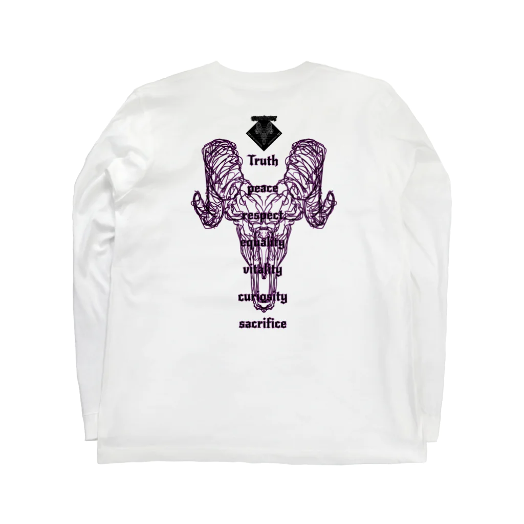 999ROSES　ナインローズの【999ROSES】フルプリントロングスリーブᎢ【限定50枚】 Long Sleeve T-Shirt :back