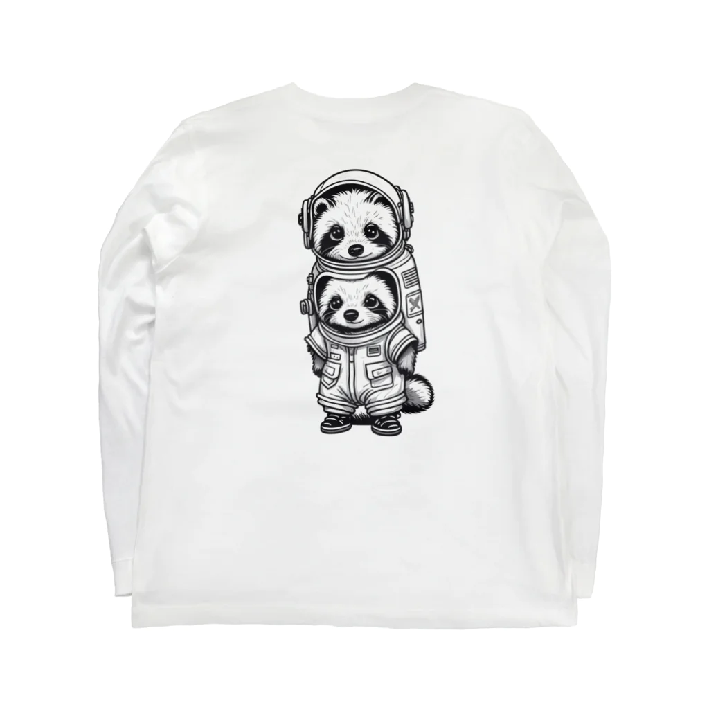 CT raccoonのCT raccoon Long Sleeve T-Shirt :back