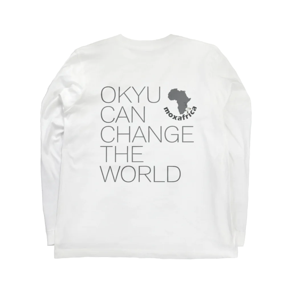 Moxafricaのお灸Tシャツ Long Sleeve T-Shirt :back