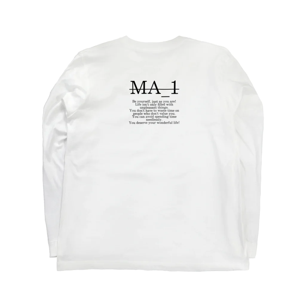 M.aphのLife ロングスリーブTシャツの裏面