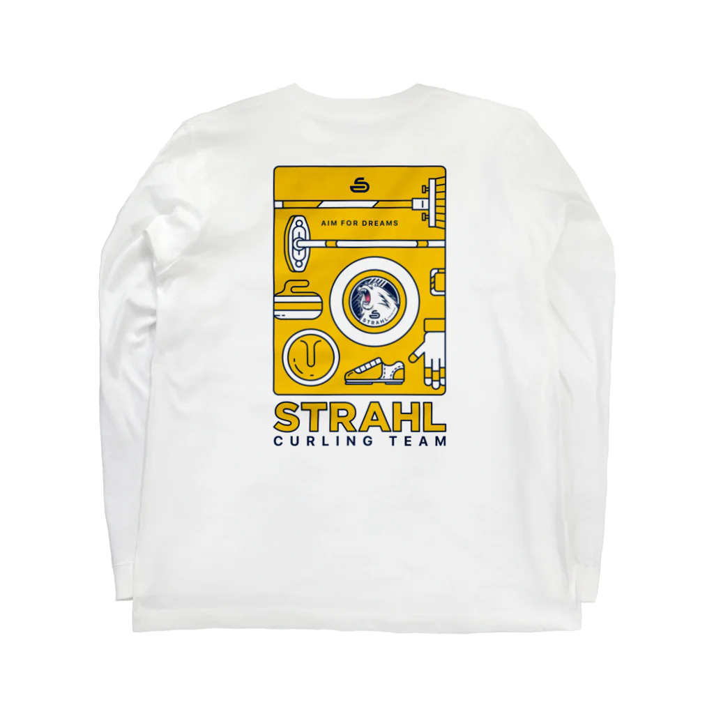 STRAHLオフィシャルグッズストアのSTRAHLロゴ ロングスリーブTシャツの裏面