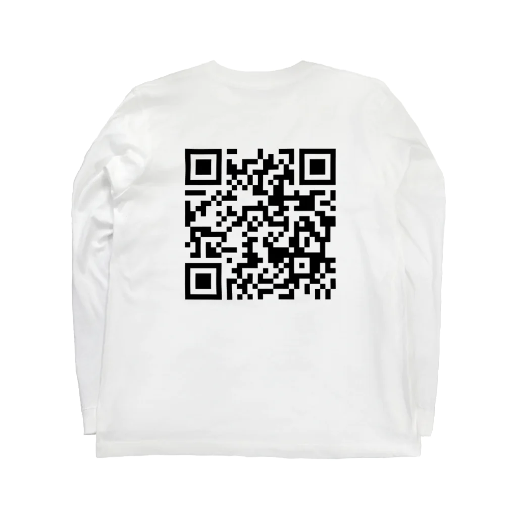 Mioenergy official shopのMioenergy’s Instagram QR ロングスリーブTシャツの裏面