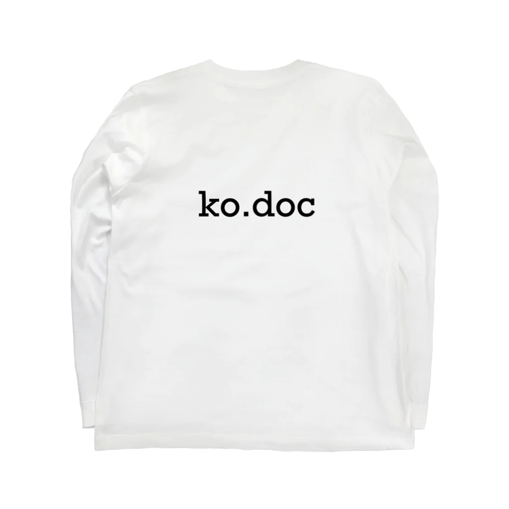 服と雑貨★ナイス屋のko.doc ロングスリーブTシャツの裏面