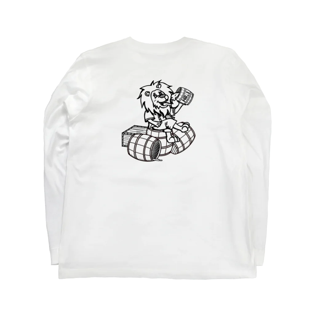 M.aphのMA-1 Lion バックプリント Long Sleeve T-Shirt :back