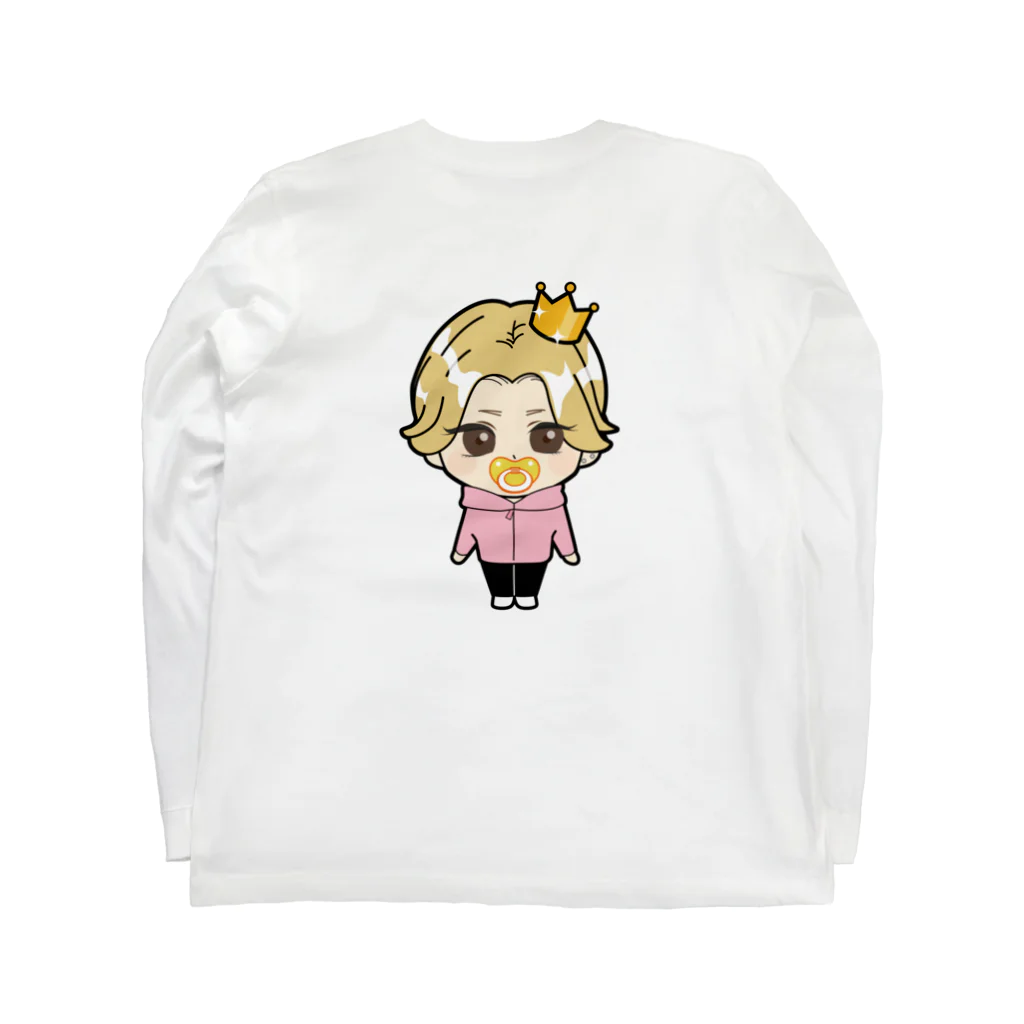 Prince BANANAのらゆたんロングスリーブＴシャツ Long Sleeve T-Shirt :back