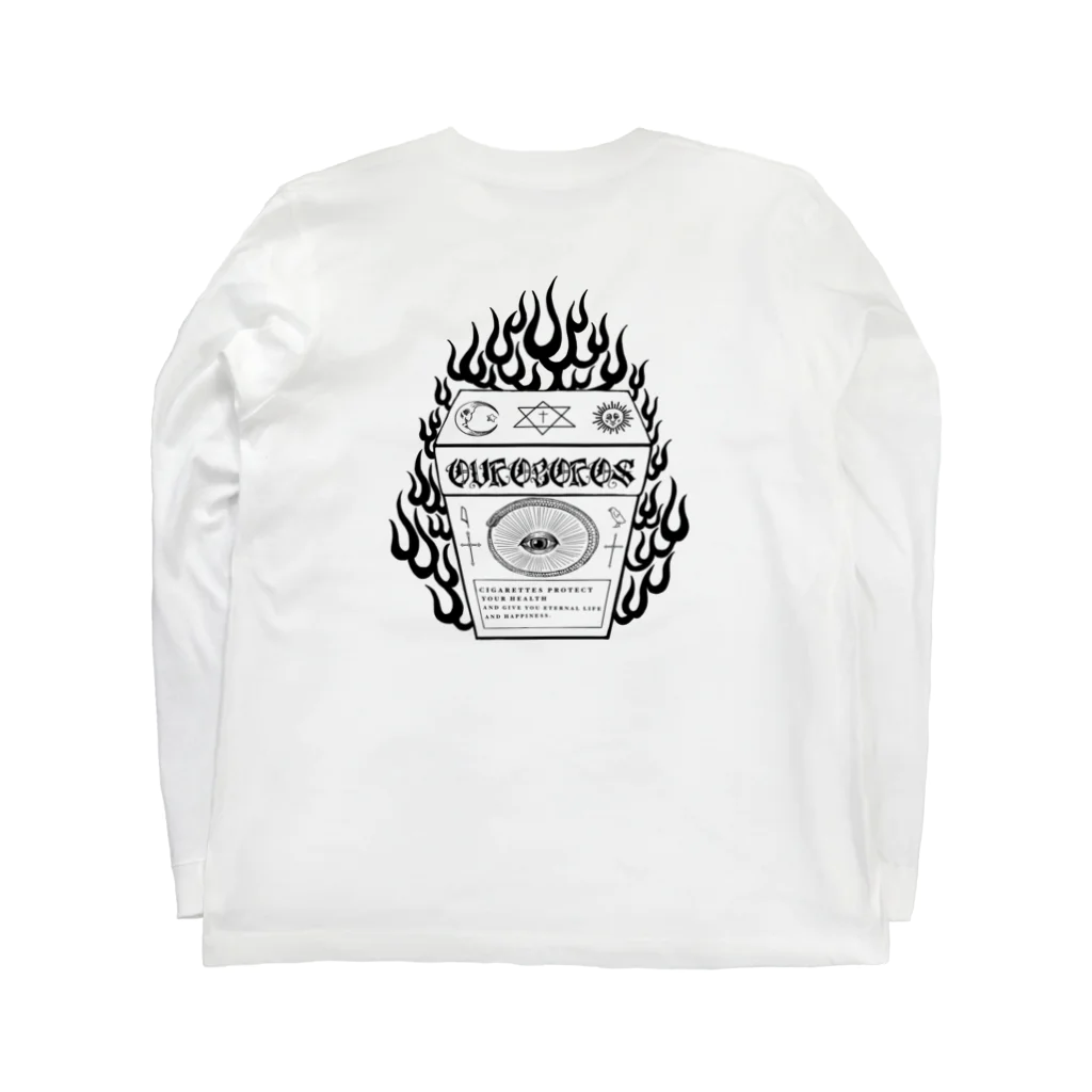 DO・如意島(にょいじま)のouroboros Long Sleeve T-Shirt :back