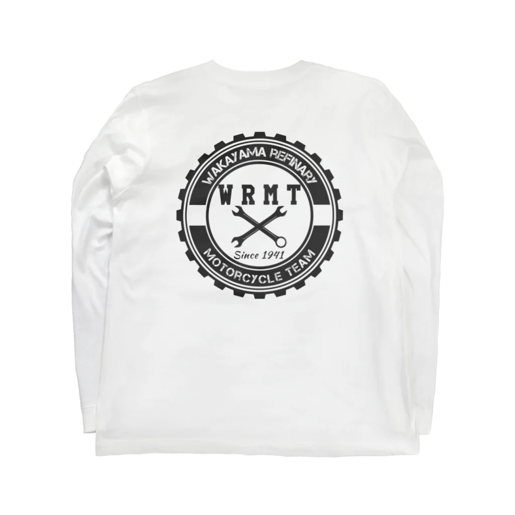 いちみるshopのWRMT BLACK LOGO Long Sleeve T-Shirt :back