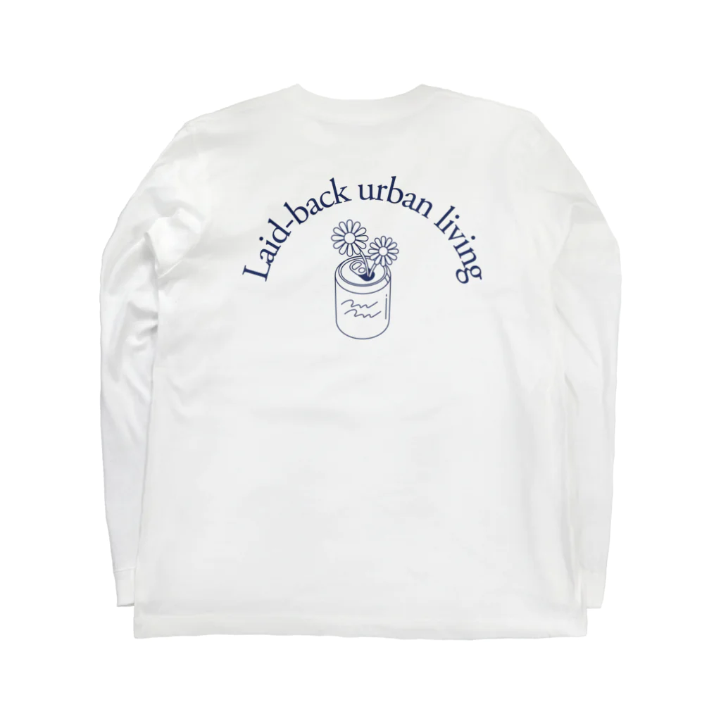 meditations のLaid back urban living Long Sleeve T-Shirt :back