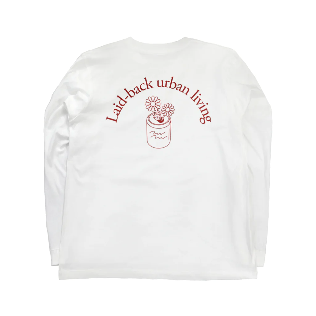 meditations のLaid back urban living ロングスリーブTシャツの裏面