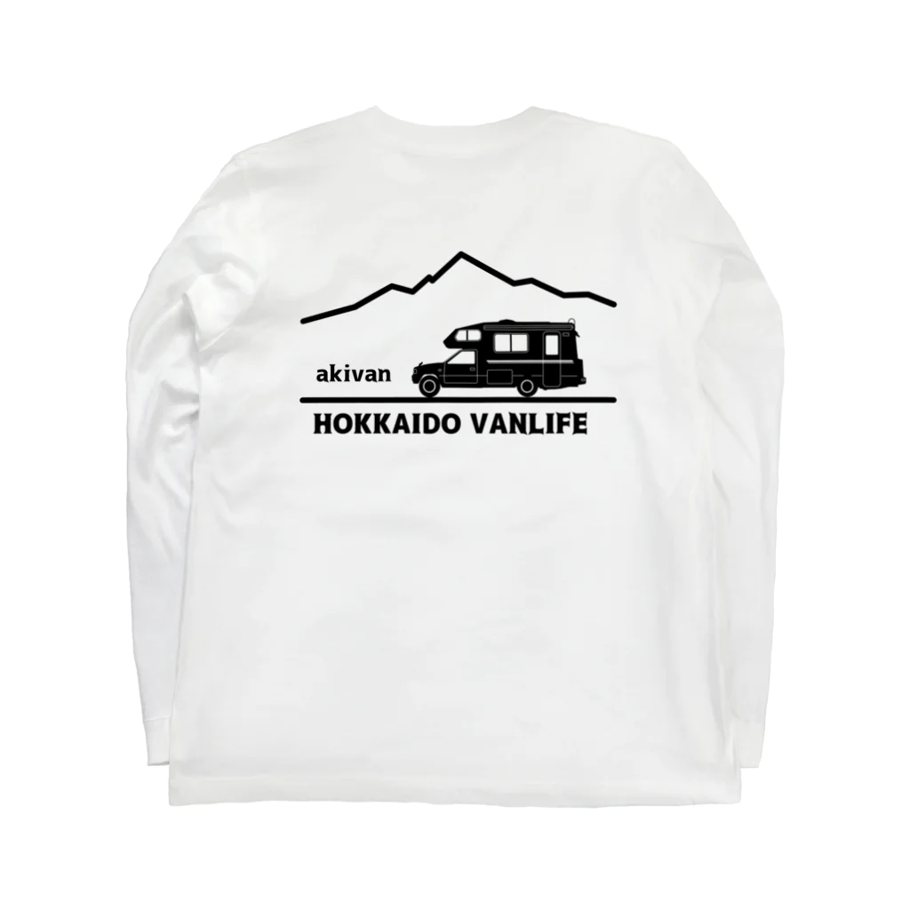 HOKKAIDO VANLIFEのHOKKAIDO VANLIFE ロングスリーブTシャツ ロングスリーブTシャツの裏面