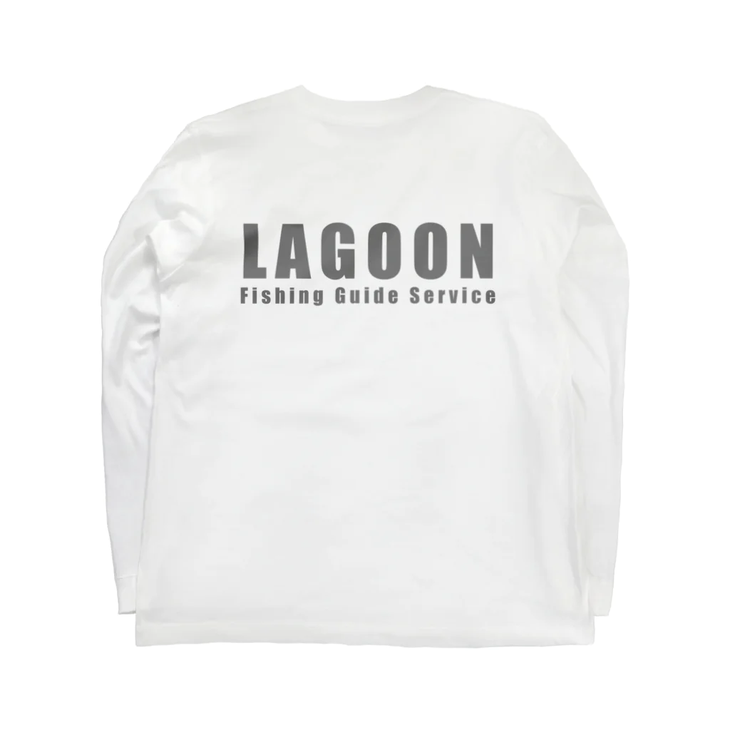 ラグーン商店の撞木鮫グレーフロント　バックラグーン Long Sleeve T-Shirt :back