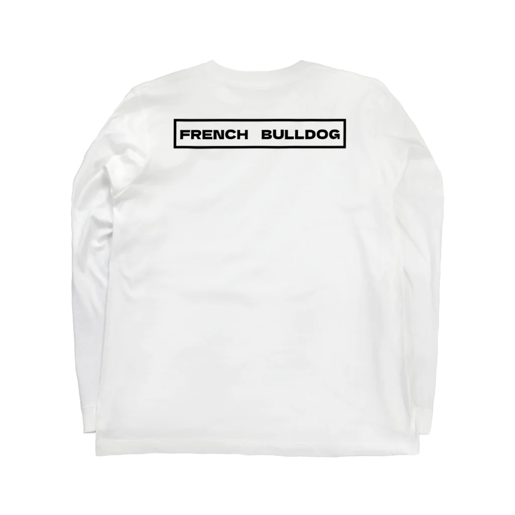 furebuhi　clubのシンプルフレンチブルドッグ Long Sleeve T-Shirt :back