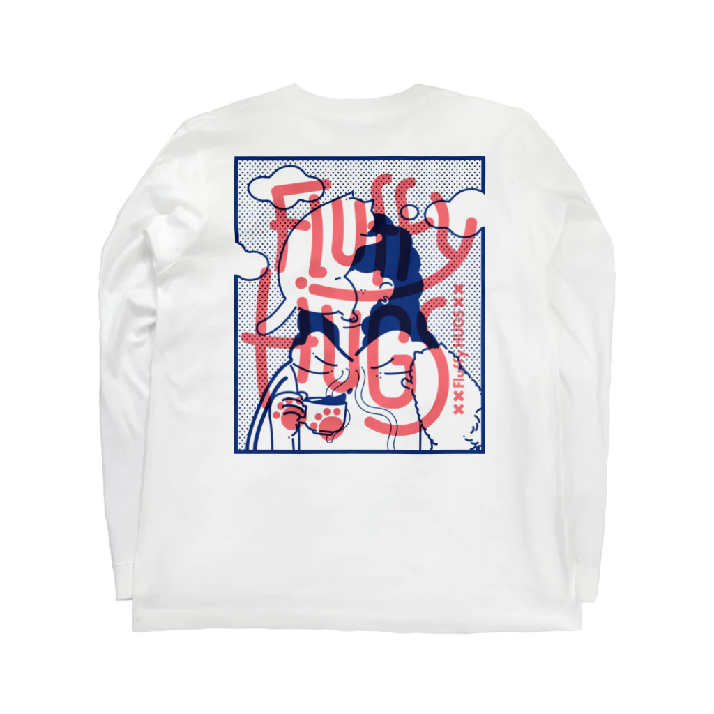 Fluffy_HUGSの【フラハグ】コーヒータイム Long Sleeve T-Shirt :back