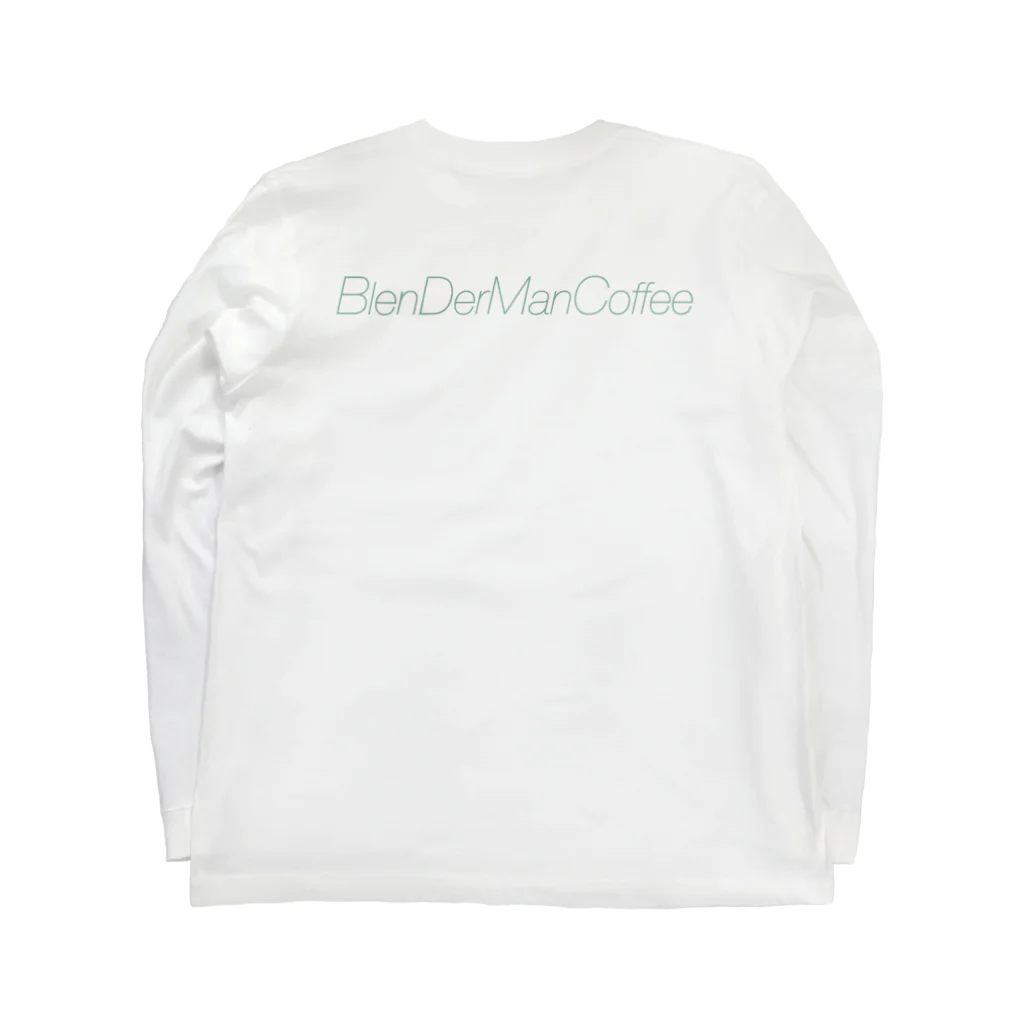 BLENDERMANのBDMC BACK WHITE GREEN Long Sleeve T-Shirt :back