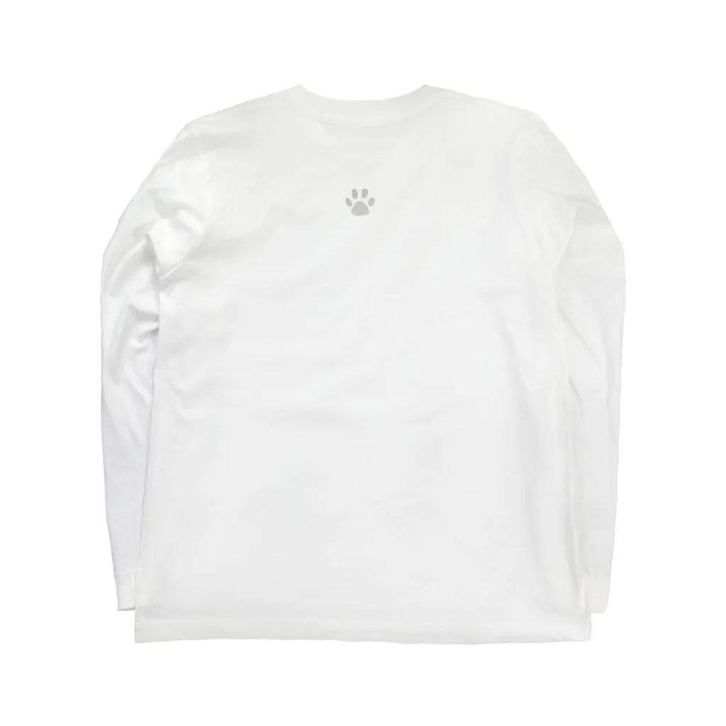 fujimaru_fujimaruのごはんまちわんこ。 Long Sleeve T-Shirt :back