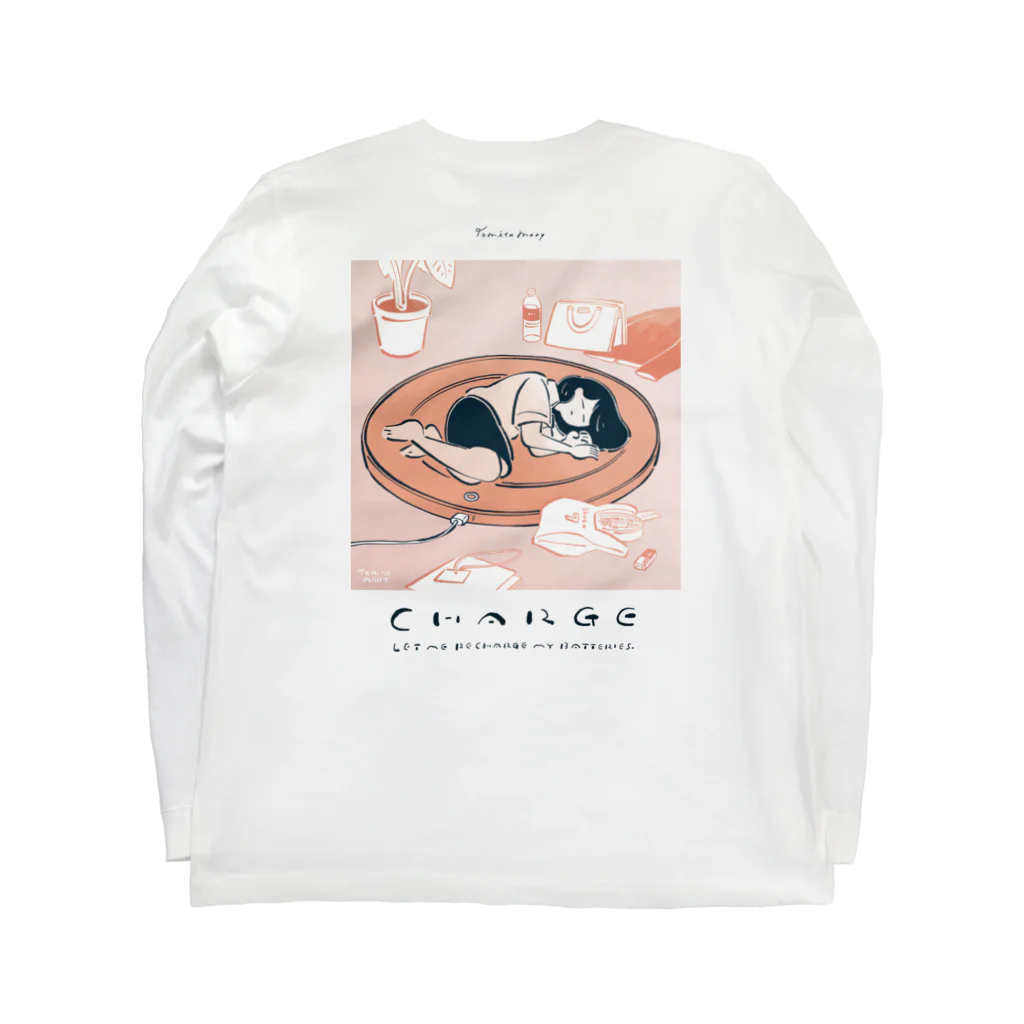 Tomita mary / 冨田マリーのCHARGE Long Sleeve T-Shirt :back