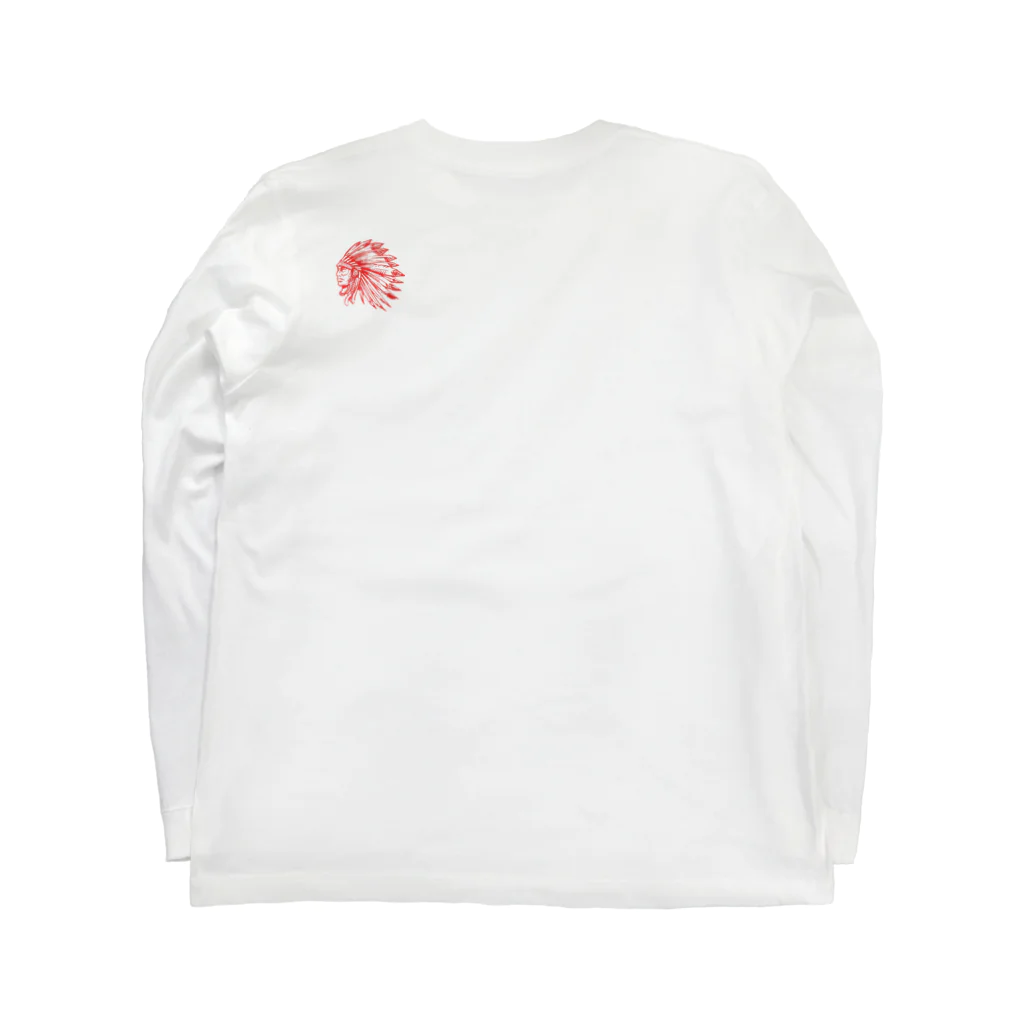 ussishopのインディアンシンプルアイテム Long Sleeve T-Shirt :back