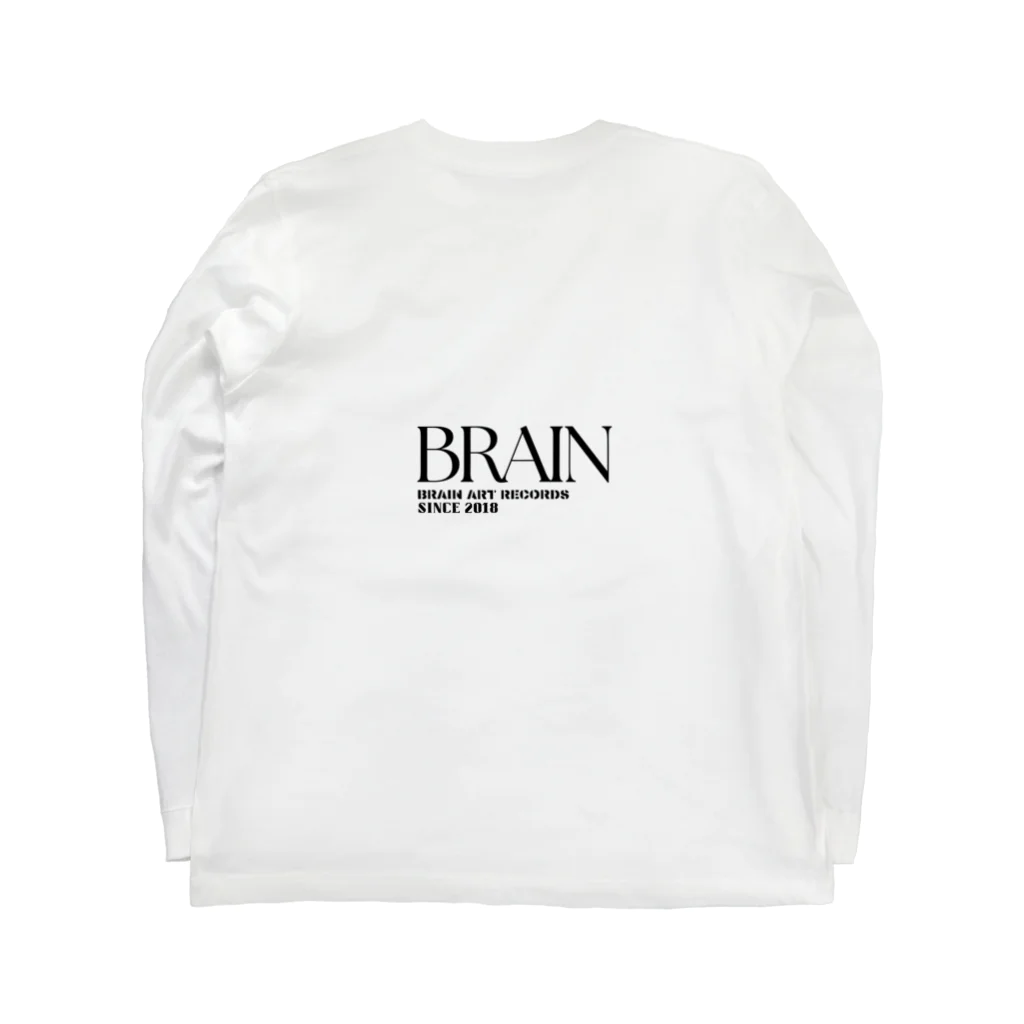 BRAIN ART RECORDSⒸの2023 A/W WEB SHOP limited Product Long Sleeve T-Shirt :back