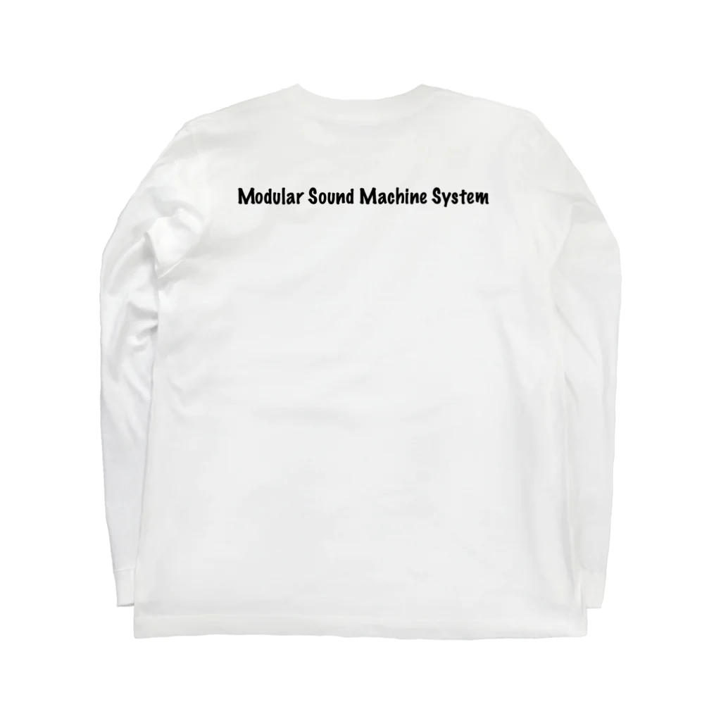 Bush Clover Original のModularSoundMachineSystem Long Sleeve T-Shirt :back