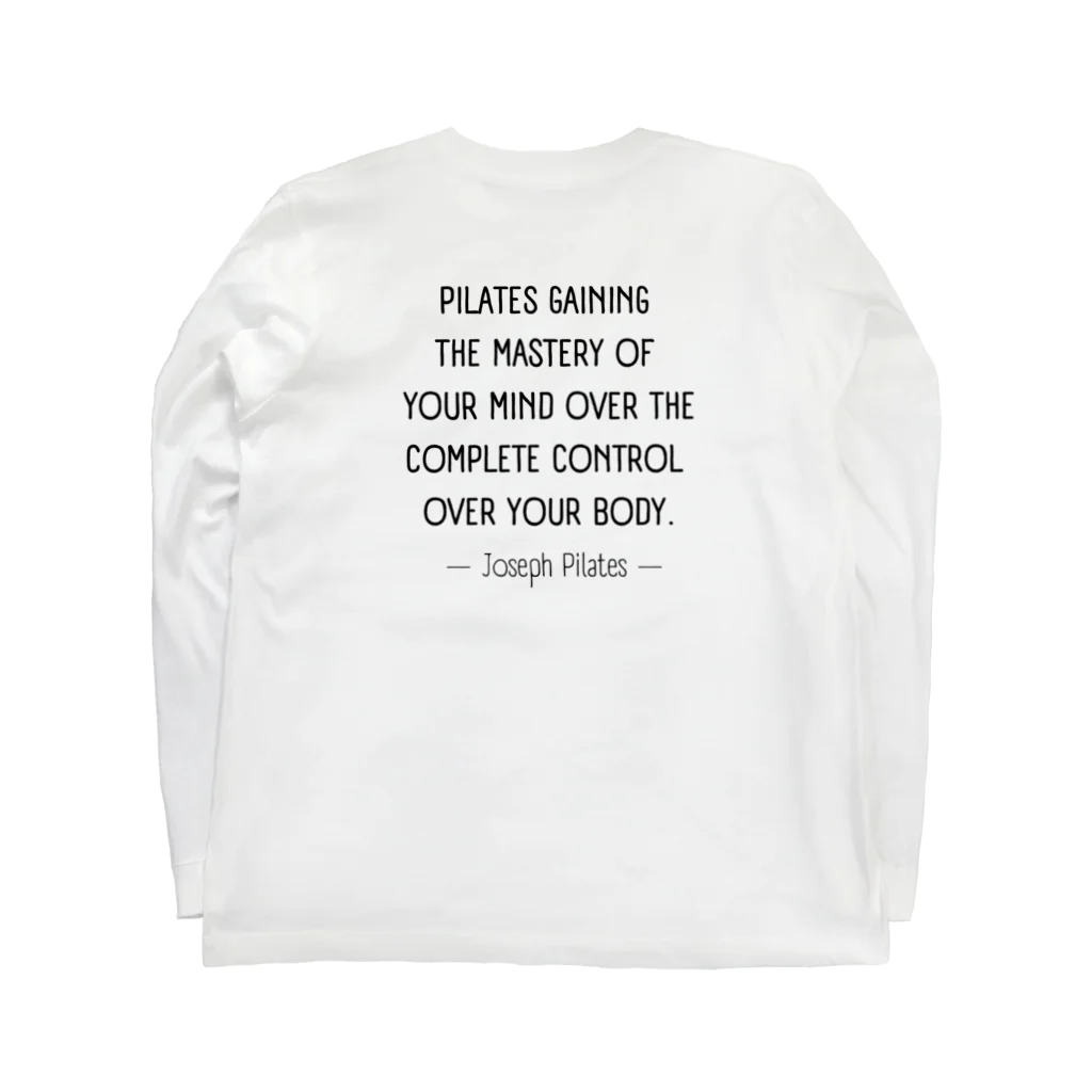 pilates_loversのhundred ハンドレッド ロングスリーブTシャツの裏面