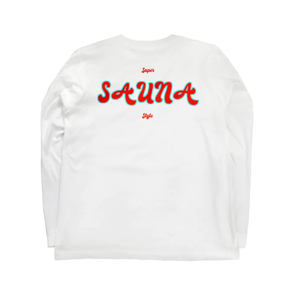 Super Sauna StyleのSuper Sauna Style “Red” Long Sleeve T-Shirt :back