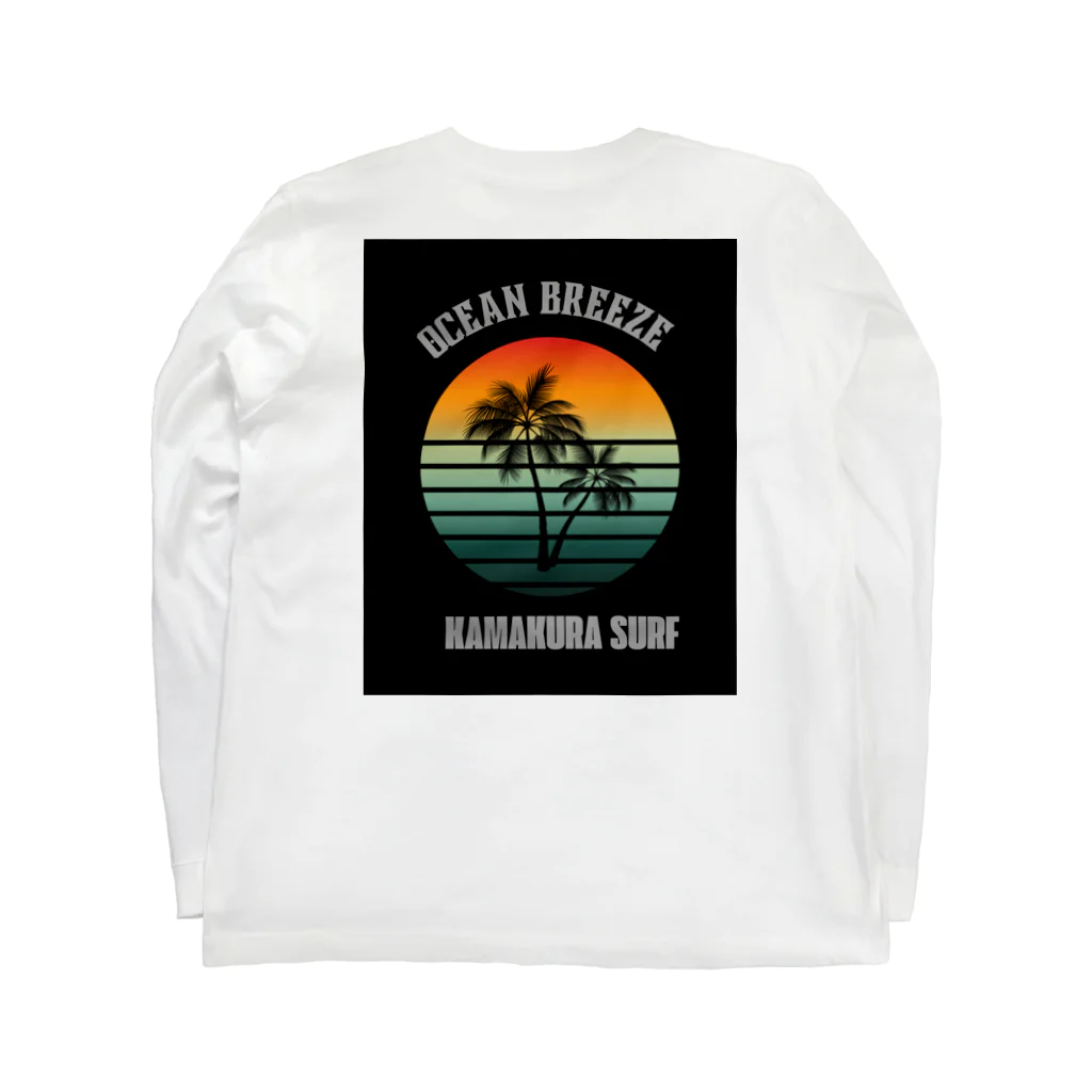 SHONAN-HIROTANのOCEAN BREAZE KAMAKURA SURF Long Sleeve T-Shirt :back