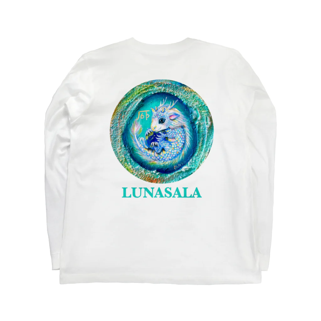 LUNASALA(ルナサラ)の虹龍親子LUNASALAスペシャルバージョン ロングスリーブTシャツの裏面