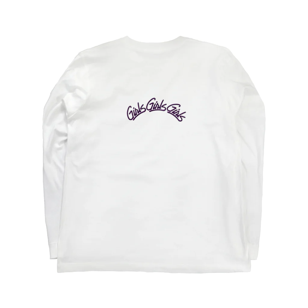 girlsgirlsgirlsのGirls Girls Girls N°01 type-B ロングスリーブTシャツの裏面