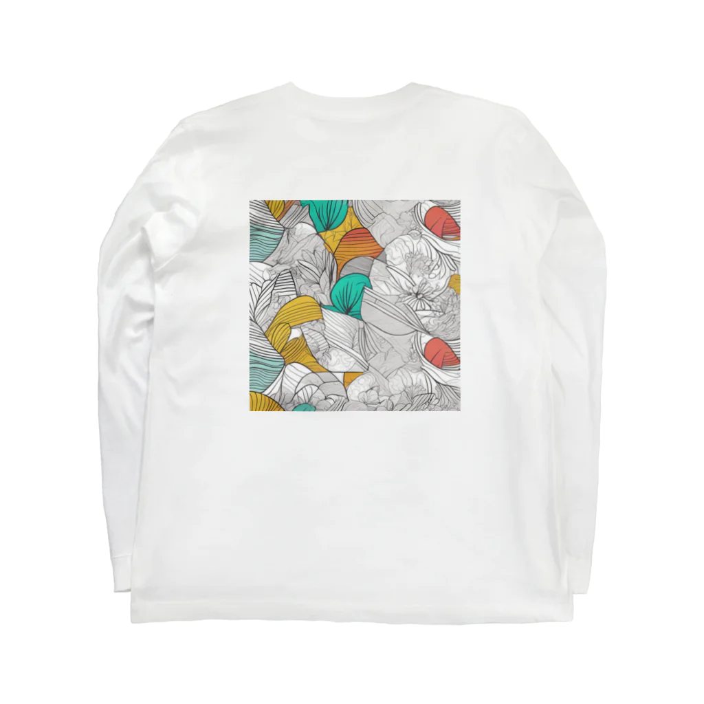 moko's merry shopの勇気をあなたへ Long Sleeve T-Shirt :back