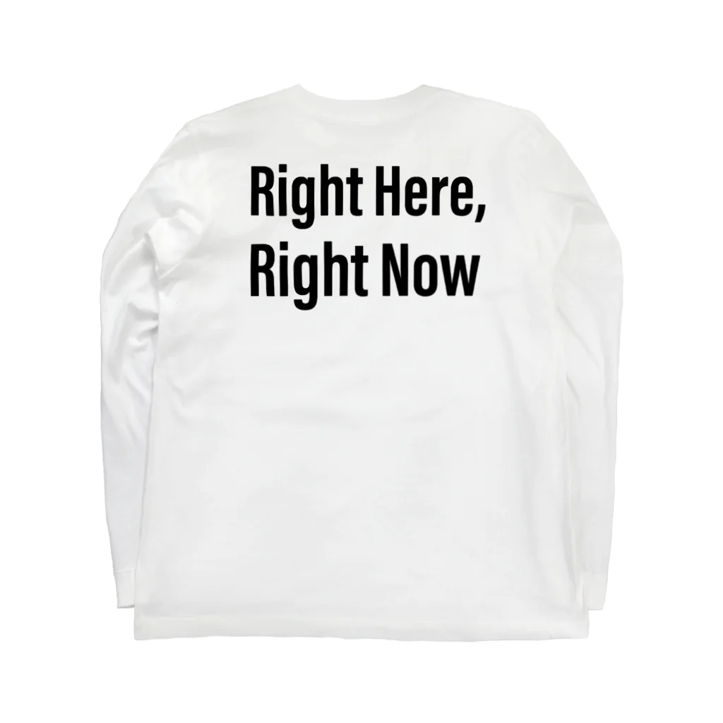 ø   [œ]   =  ［íːkwəl］のSays in the back 「背中で語る」vh-1 Long Sleeve T-Shirt :back