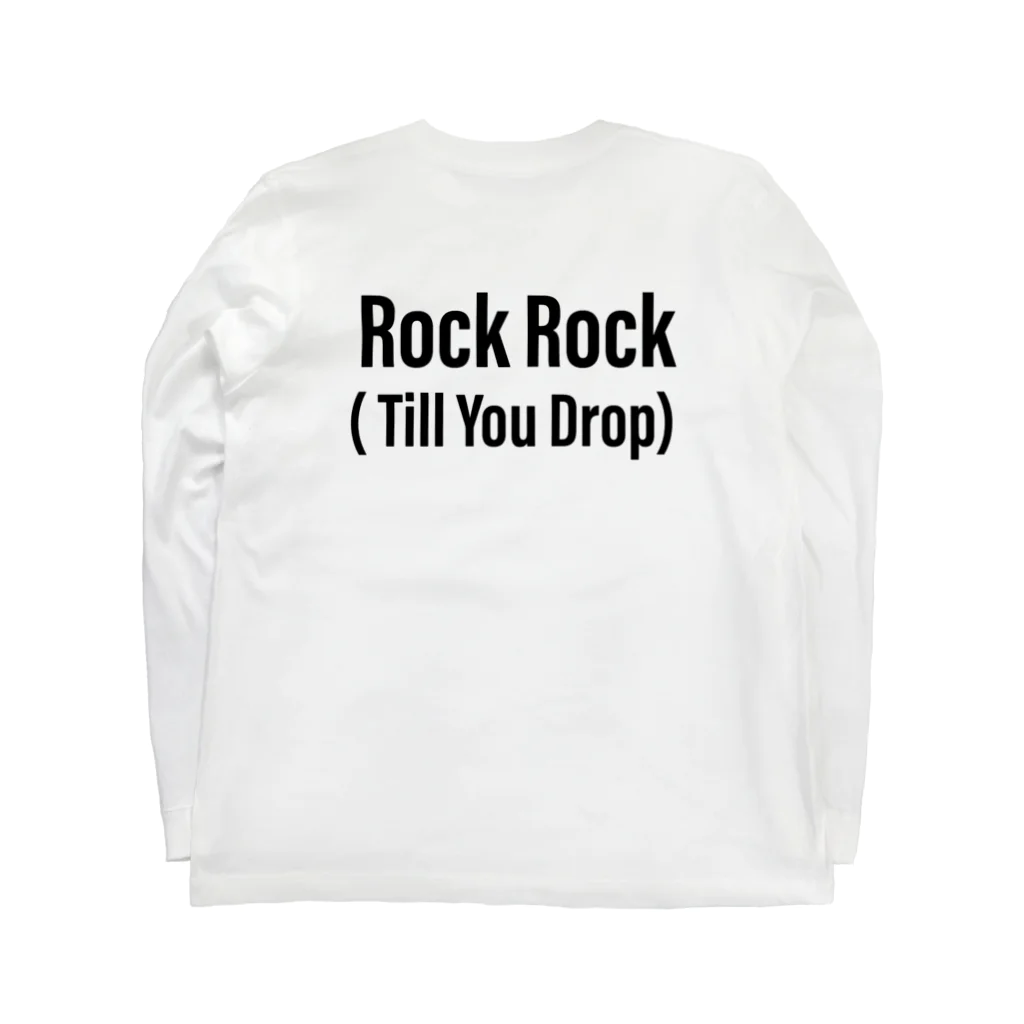 ø   [œ]   =  ［íːkwəl］のSays in the back 「背中で語る」dl-02 Long Sleeve T-Shirt :back