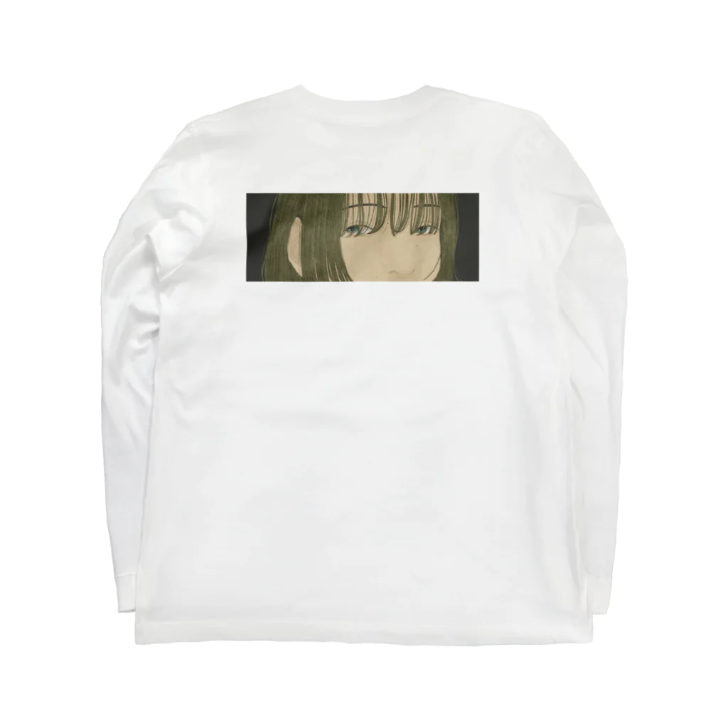 13番のちらっ Long Sleeve T-Shirt :back