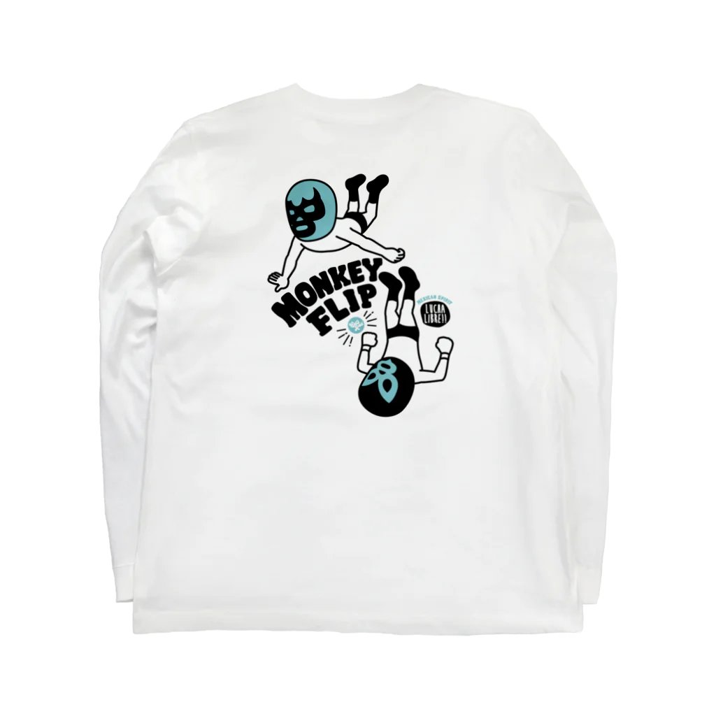 LUCHAの(バックプリント)MONKEY FLIP Long Sleeve T-Shirt :back