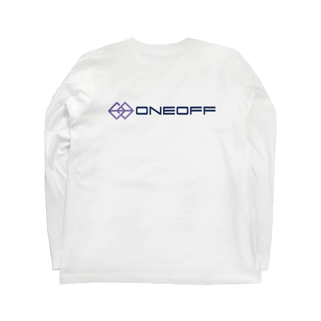 ONEOFFの【ネイビー/ロゴ両面】ONEOFFロングスリーブTシャツ ロングスリーブTシャツの裏面