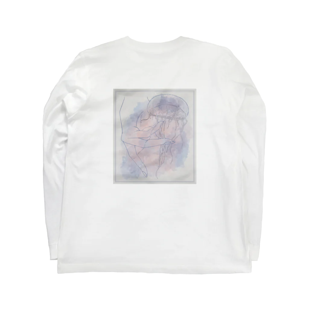 夜彩　-yasai-の触れたい、薄明。 Long Sleeve T-Shirt :back