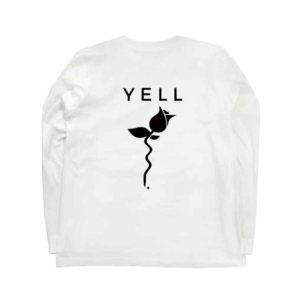 kpqrstuのYELL Long Sleeve T-Shirt :back