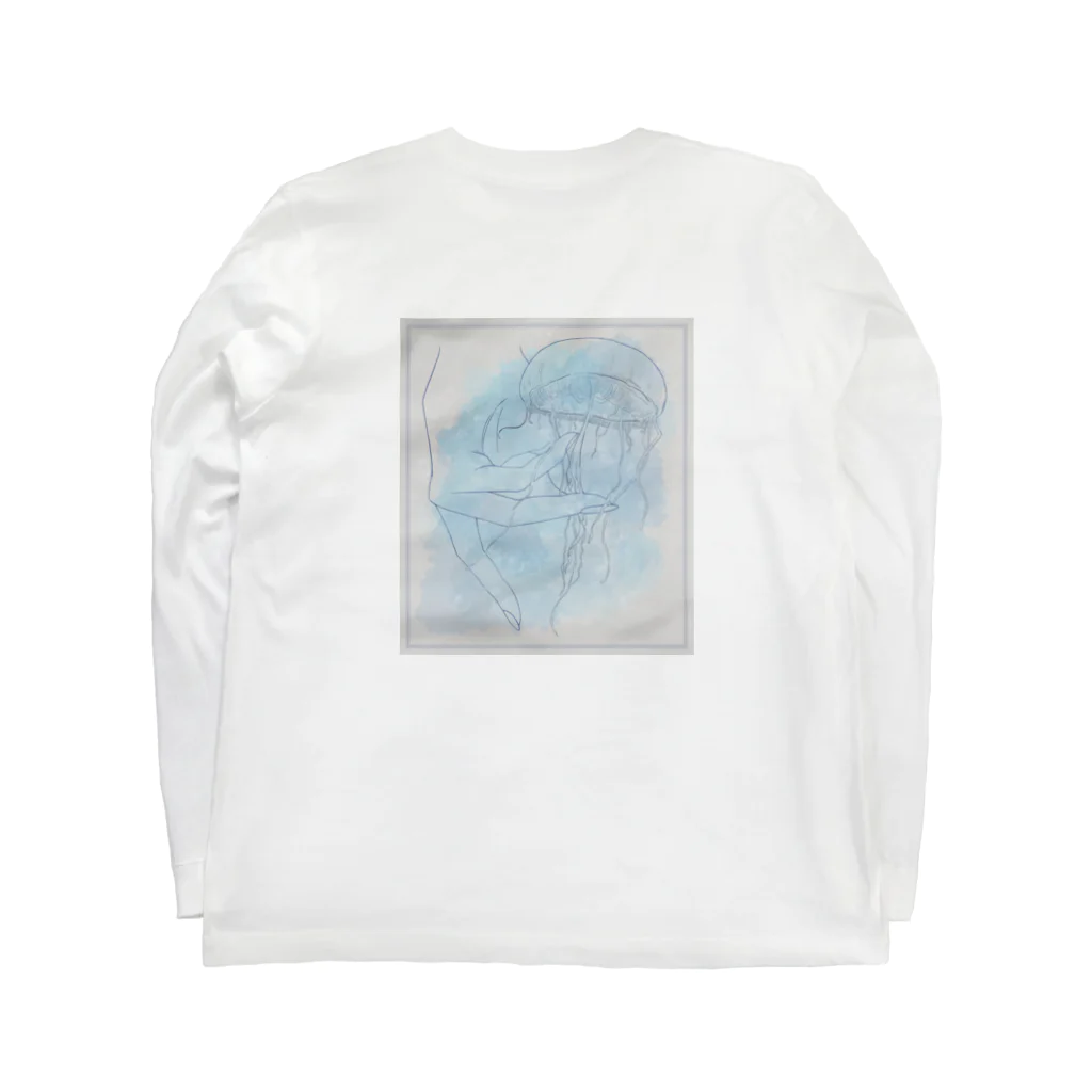 夜彩　-yasai-の触れたい、白日。 Long Sleeve T-Shirt :back