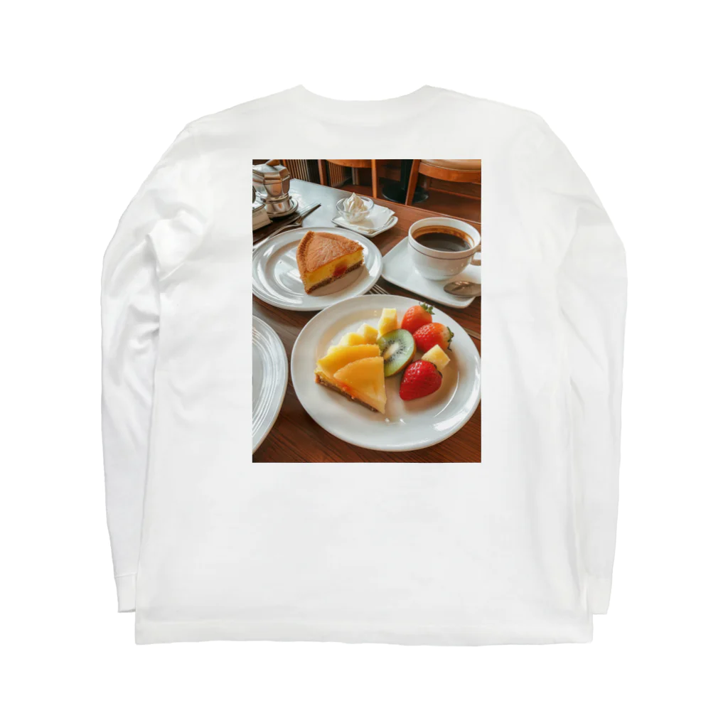 AQUAMETAVERSEのティータイム アメジスト 2846 Long Sleeve T-Shirt :back