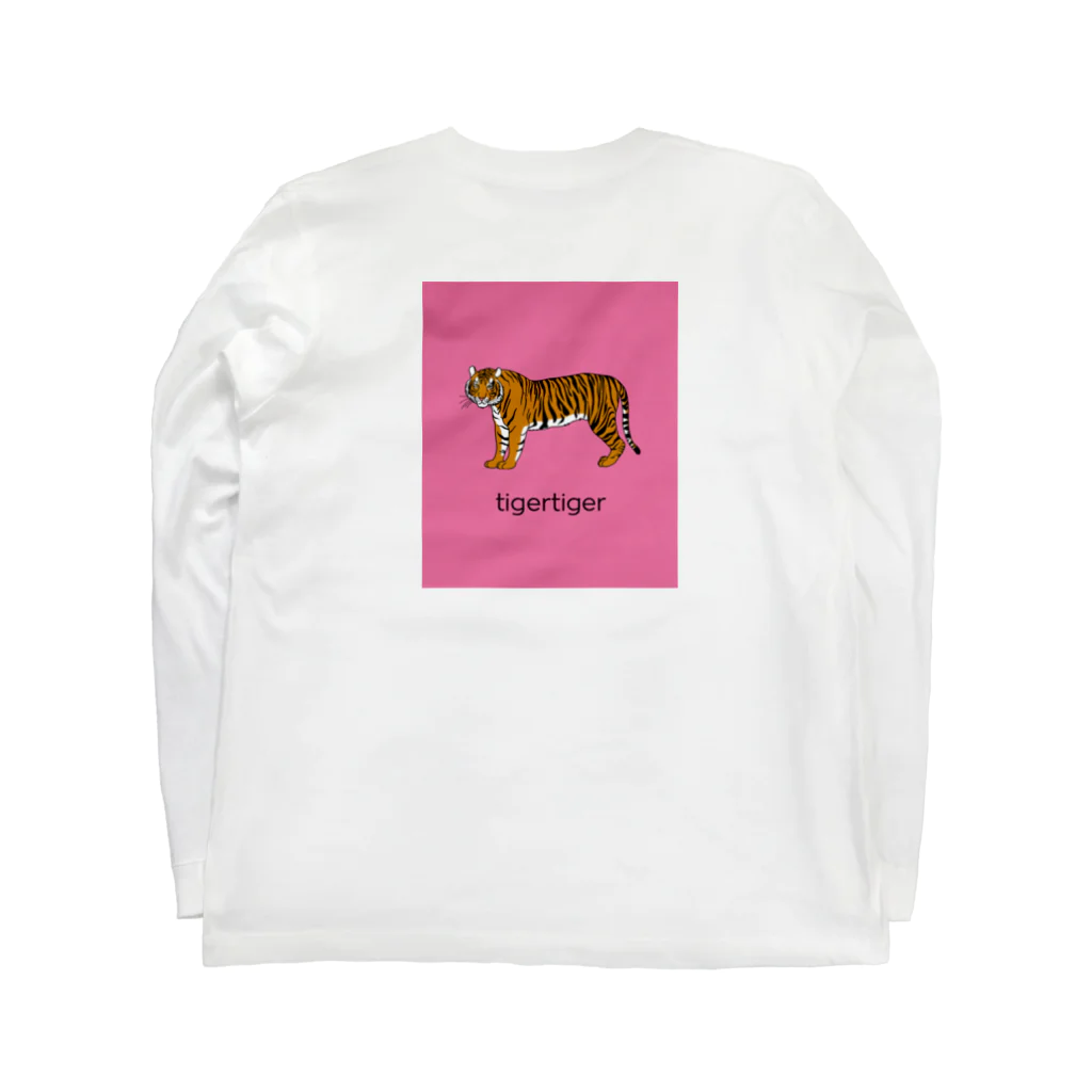 tigertigerの tigertiger ピンク Long Sleeve T-Shirt :back