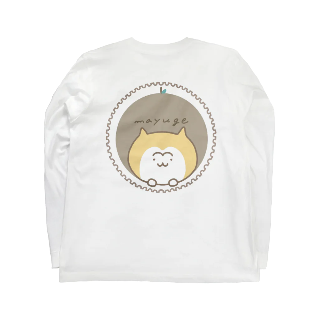 小山文のしんさく！まゆまゆ Long Sleeve T-Shirt :back