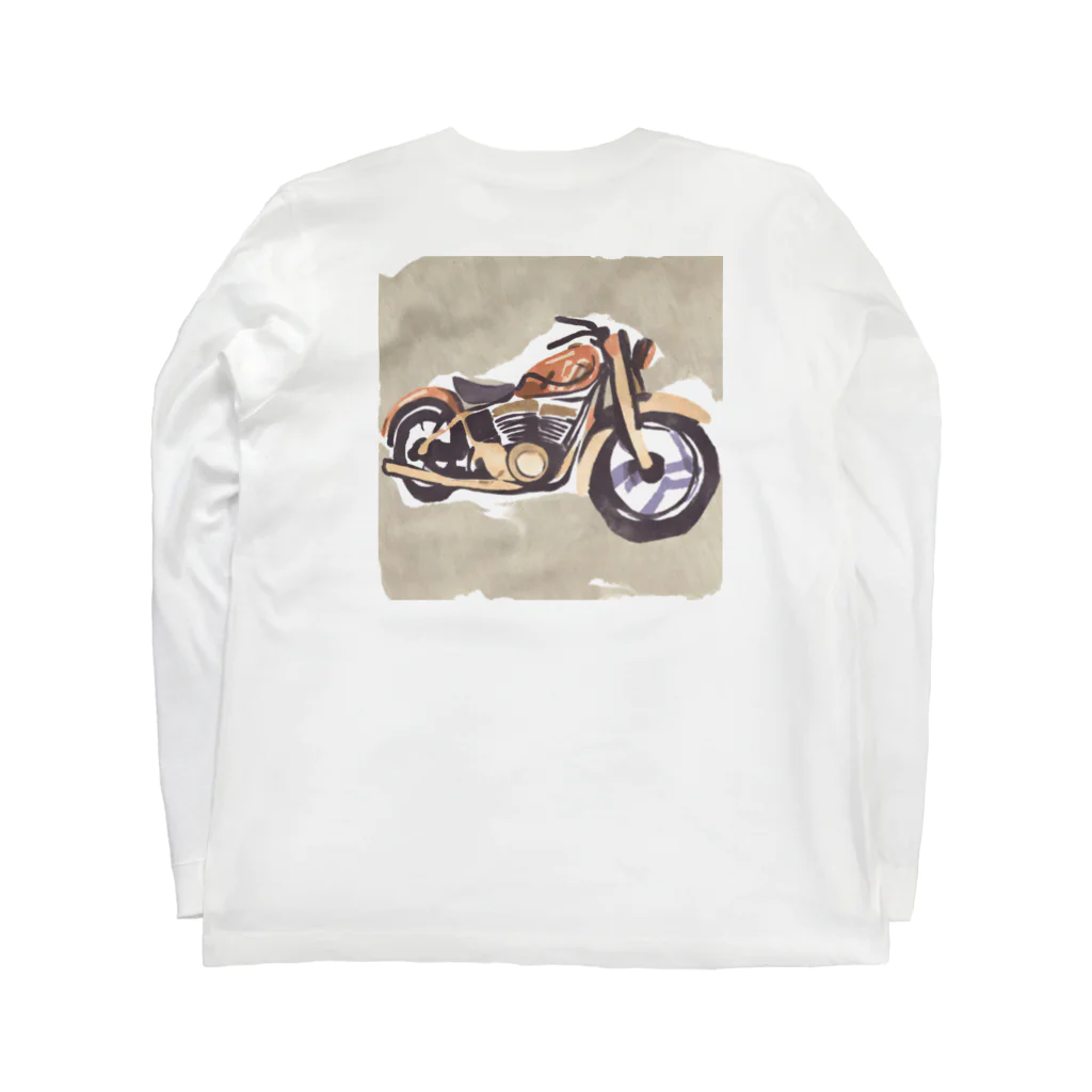 TILUのMotorcycle Long Sleeve T-Shirt :back