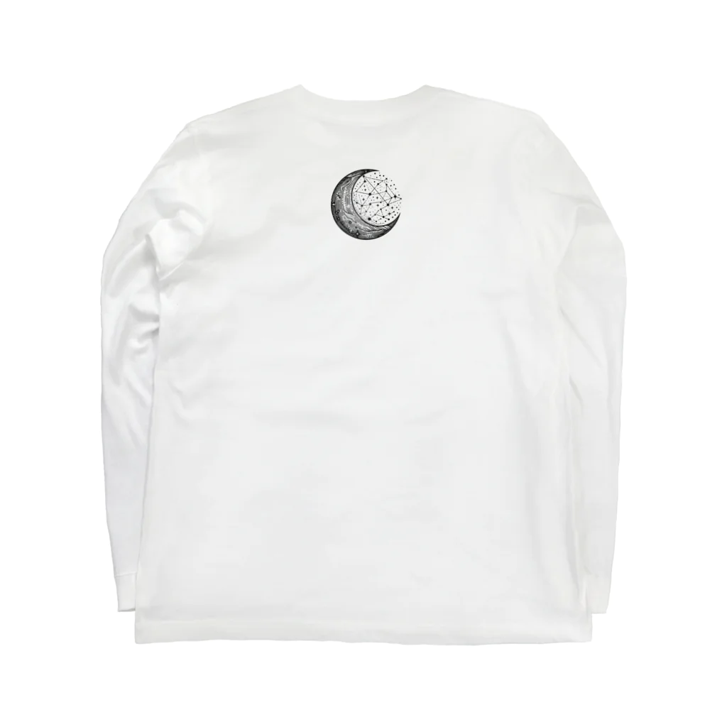 adarahの月が龍雲を照らす夜 Long Sleeve T-Shirt :back