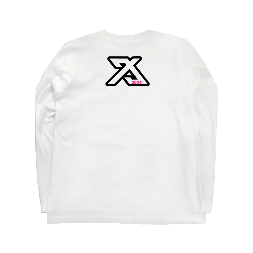 アパレルマーチングマツリの2024スリークロス Long Sleeve T-Shirt :back