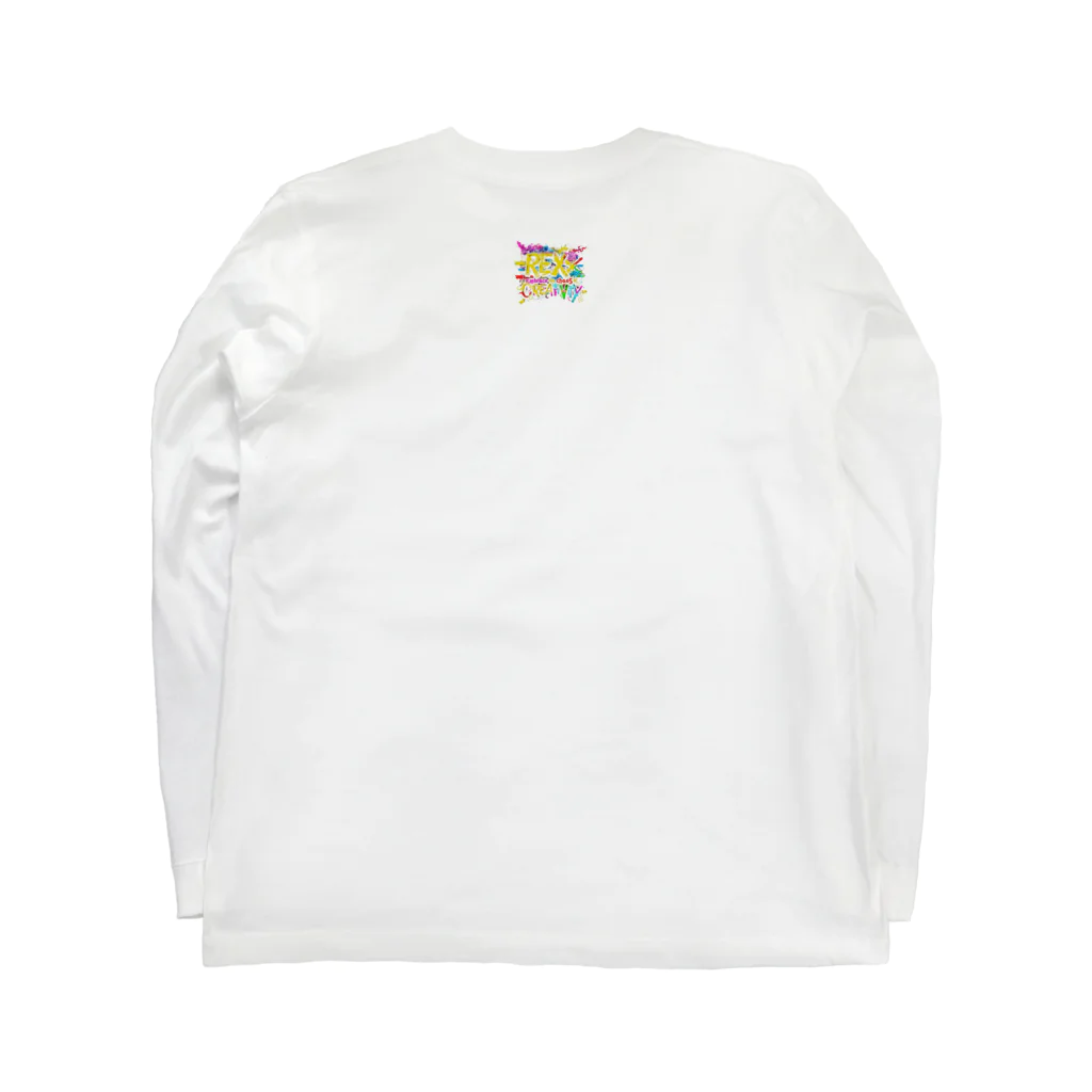 artisan_alchemy_collectiveのRex graffiti  Long Sleeve T-Shirt :back