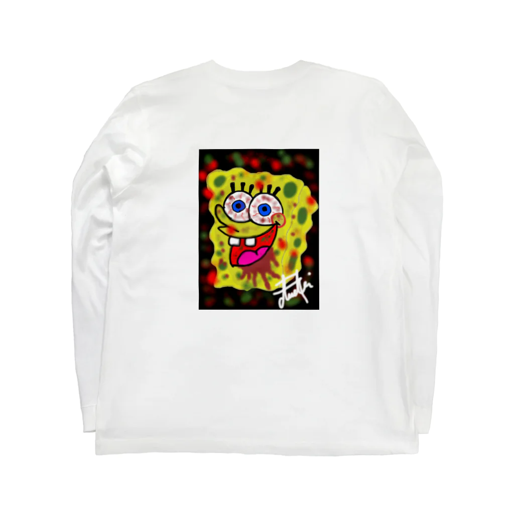 LiptonショップのロンＴ【すぽんじぼむ】 Long Sleeve T-Shirt :back