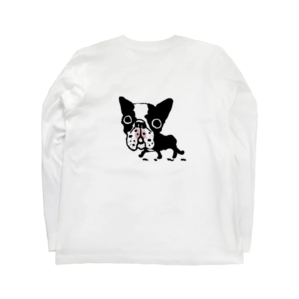 ブヒーズのSNUB NOSE DOGS※ボストンテリア※ ロングスリーブTシャツの裏面