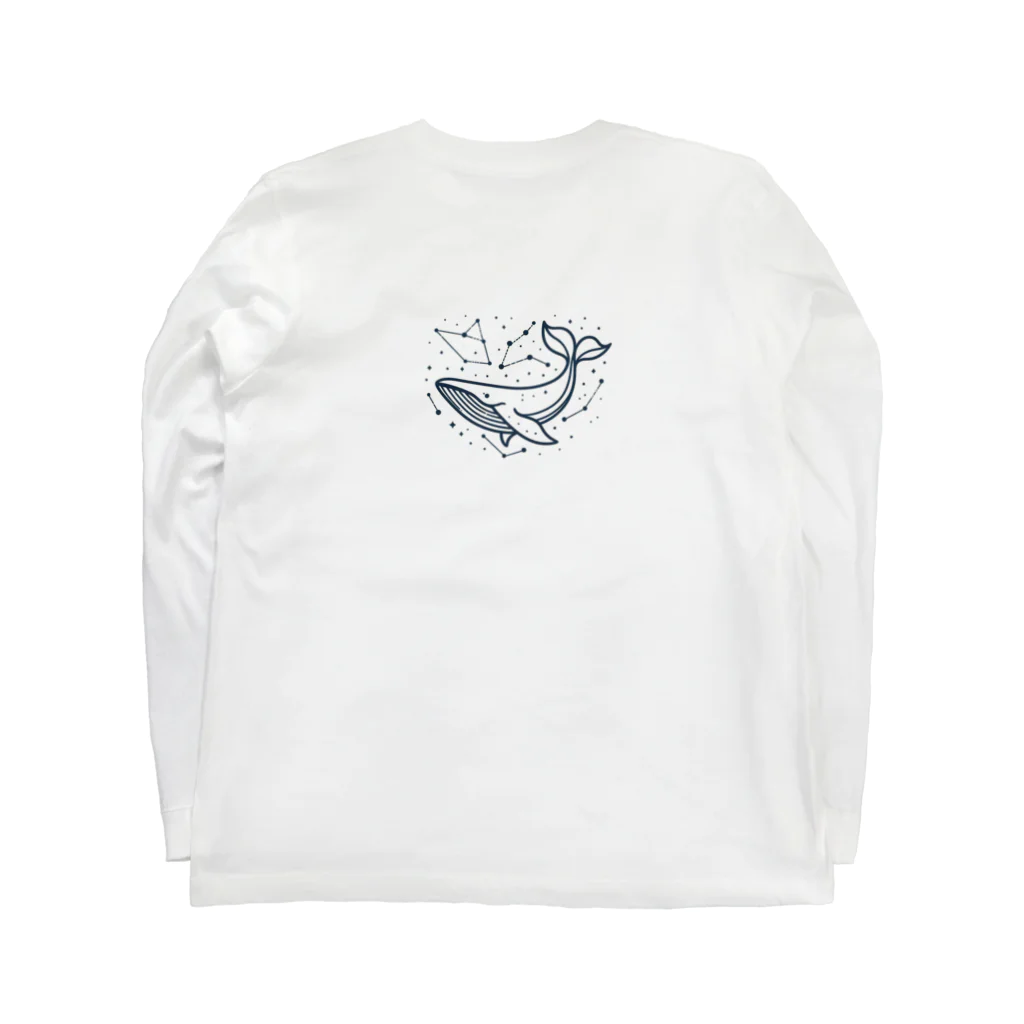 きままにまにまにの海響く鯨歌 Long Sleeve T-Shirt :back
