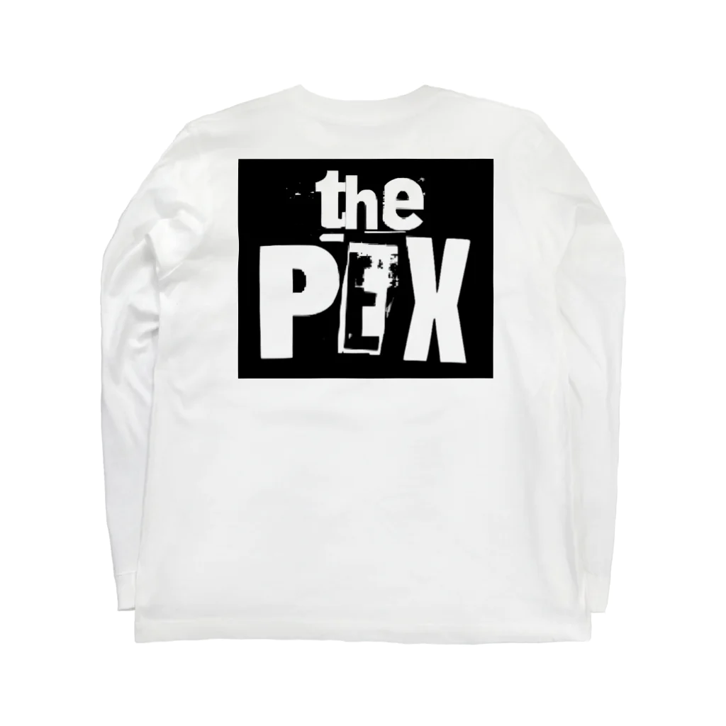the ペックスのthe PEX 롱 슬리브 티셔츠の裏面