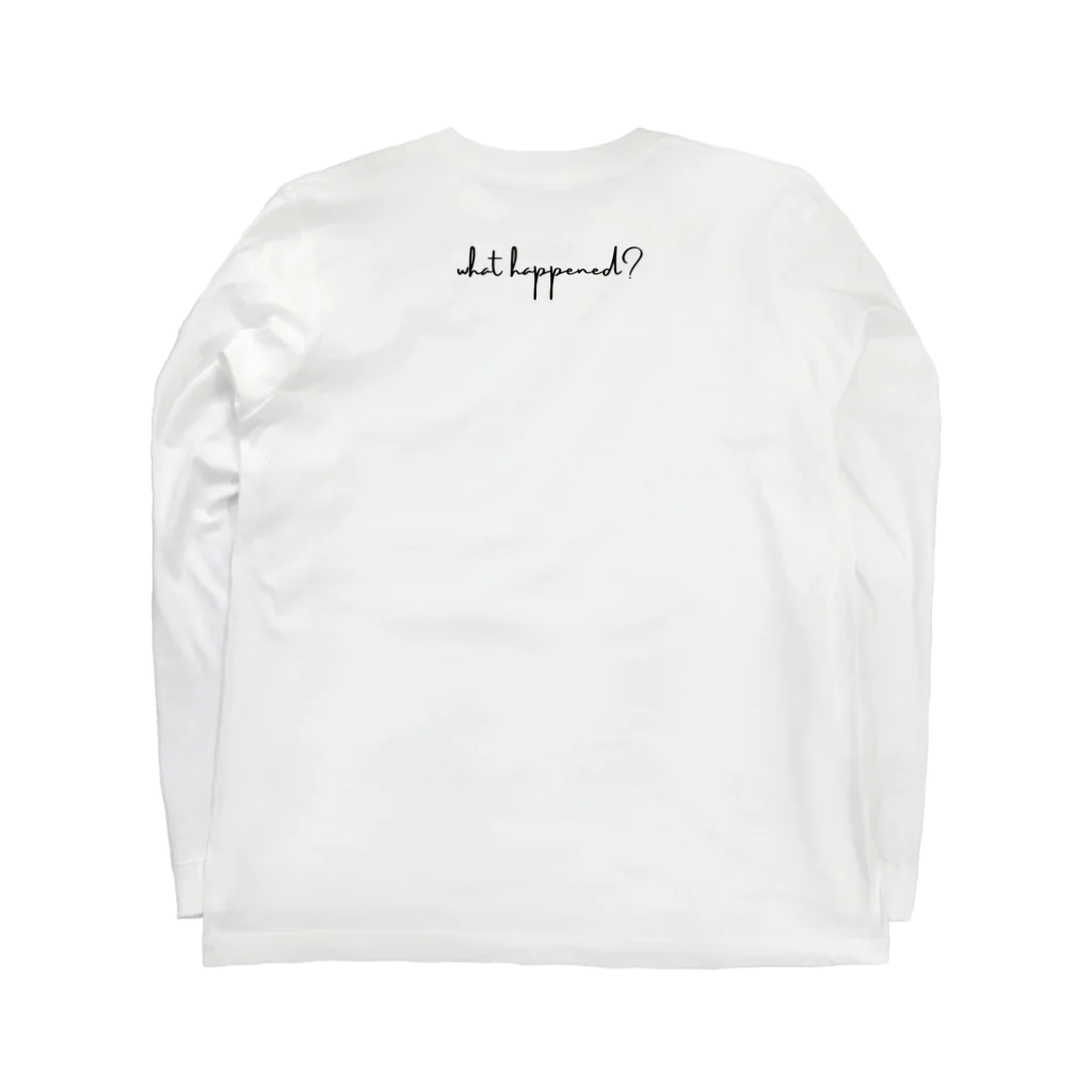 hi0922beのwhat happened? ロングスリーブTシャツの裏面