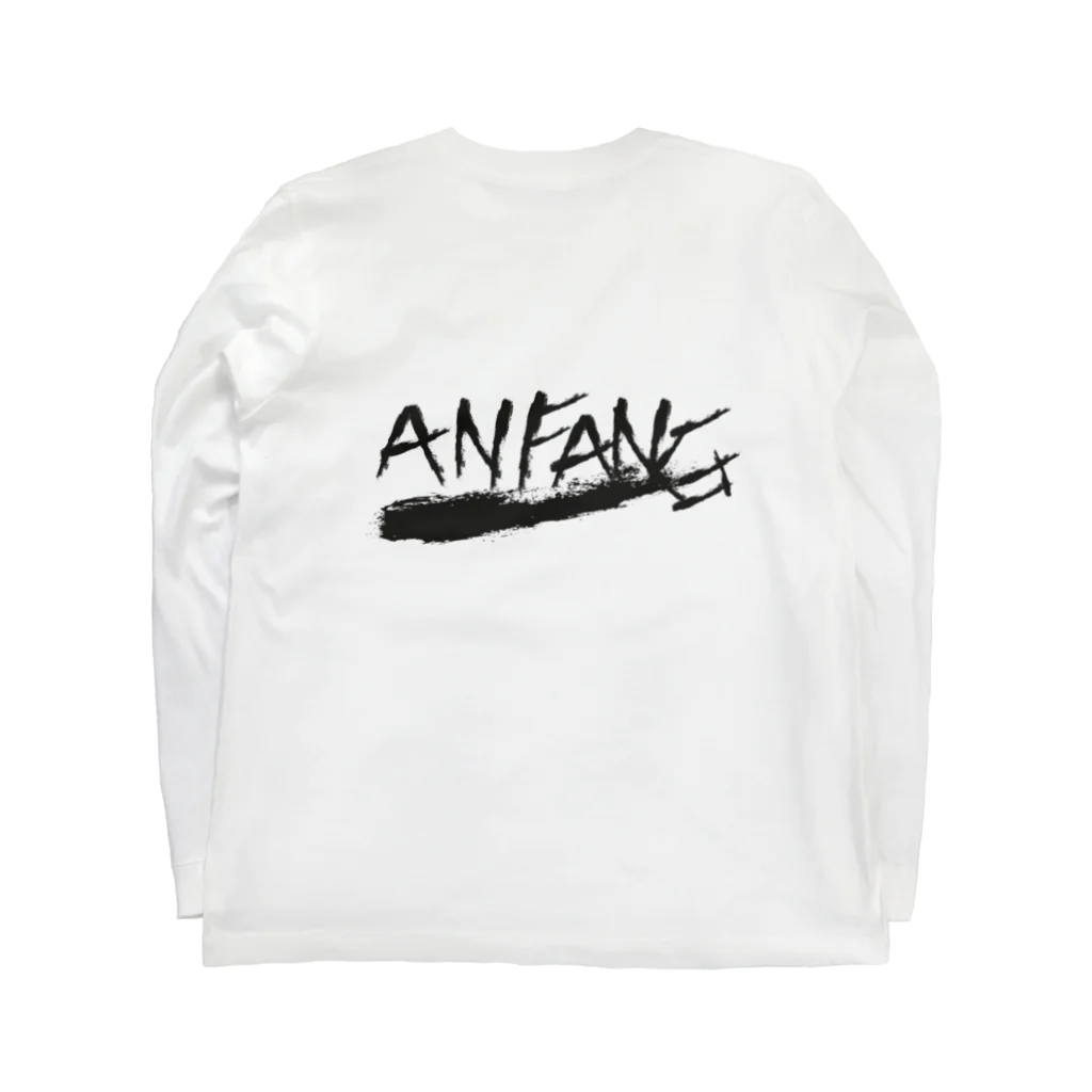 ANFANG のANFANG 空手ヨーキー Long Sleeve T-Shirt :back